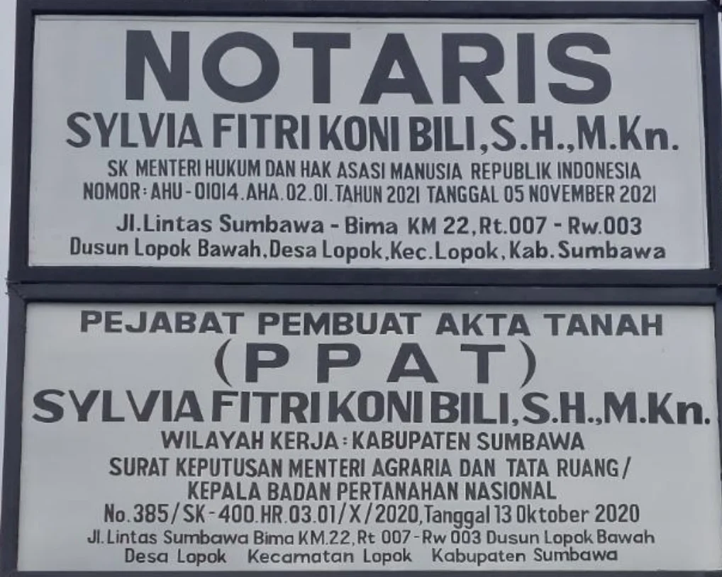 Kantor Notaris dan PPAT SYLVIA FITRI KONI BILI, S.H. M.Kn. logo